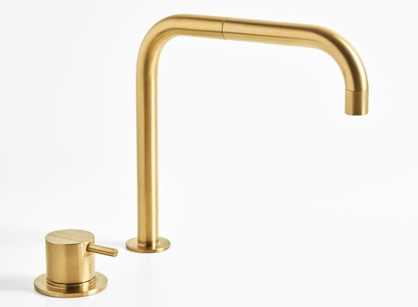 VOLA 590 luxury basin faucet in gold