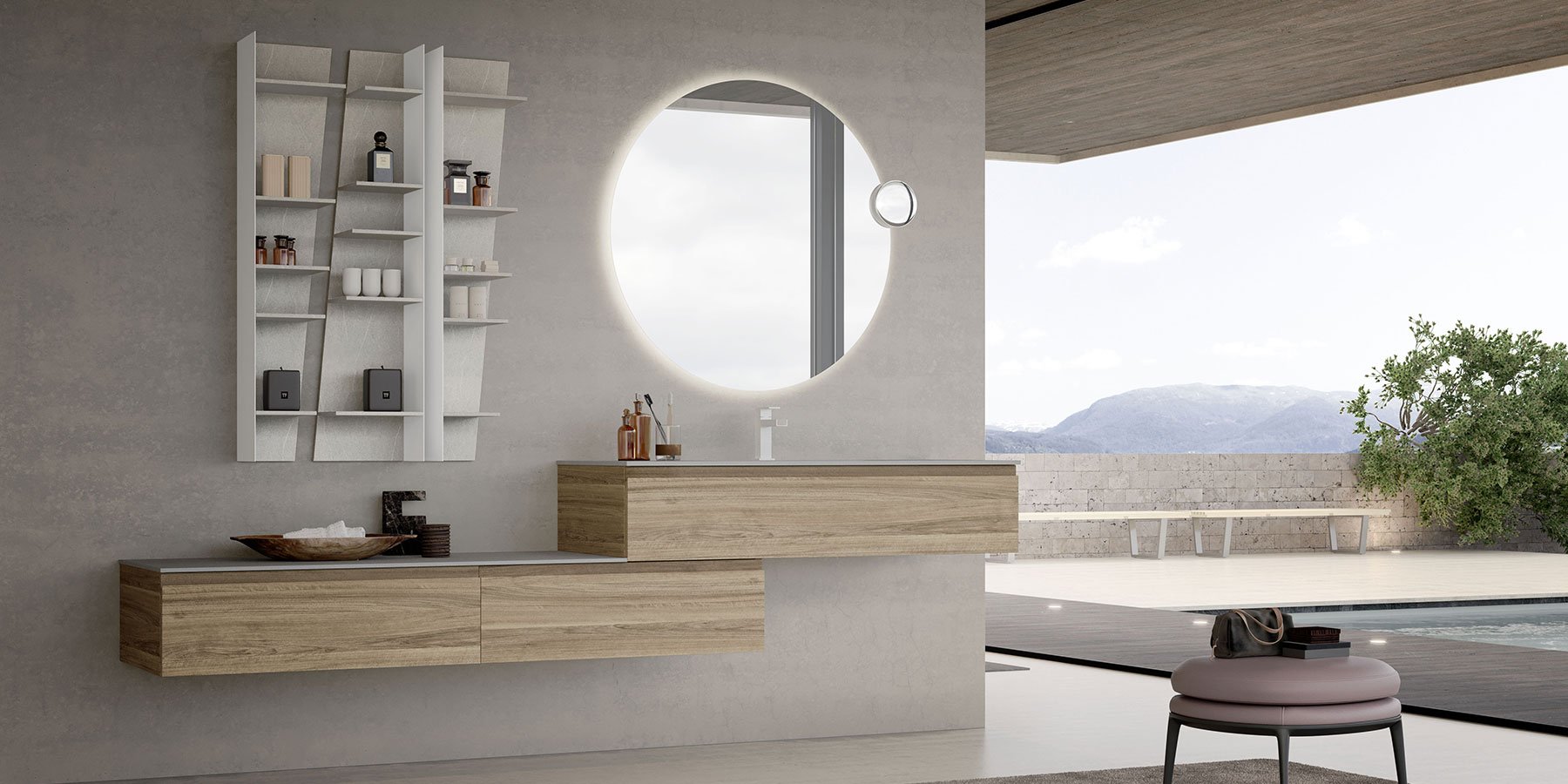 Capri Mirror Luxury design made of high-quality materials