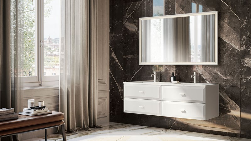 Mako Luxury Bathroom Vanity in White