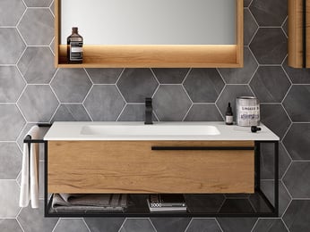 wall mounted luxury vanity