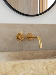 Gold VOLA bathroom faucet